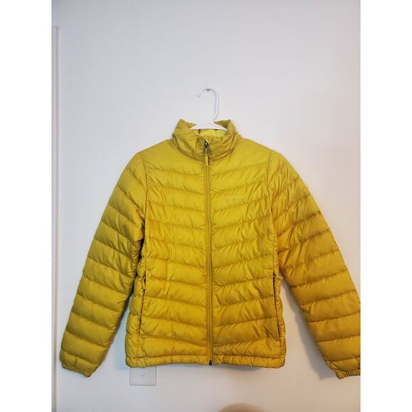 Marmot Yellow Puffer Jacket - Picture 2 of 7